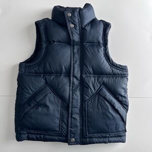 GAP Boys Navy Blue Down Vest